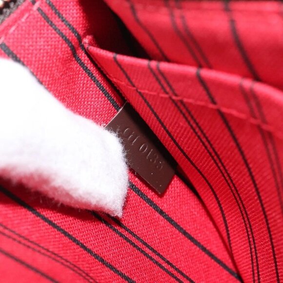 LOUIS VUITTON Damier Ebene Neverfull MM Pouch Accessory Pouch LV - Picture 11 of 16